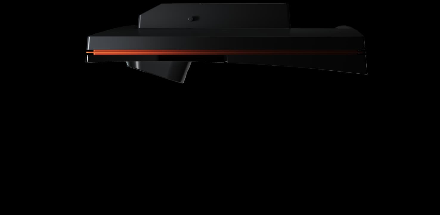 TrackMan iO launch monitor — the overhead radar and camera system used in every Gonzo's bay